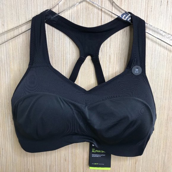 Nike Other - Women's Nike Alpha Bra High Support Performance Support Adjustable Fit Sz M D-E